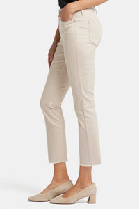 Sheri Slim Ankle Jeans With Frayed Hems | Feather | Pants | NYDJ