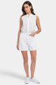 A-Line Denim Shorts White Coloured Denim | Optic White | Shorts | NYDJ