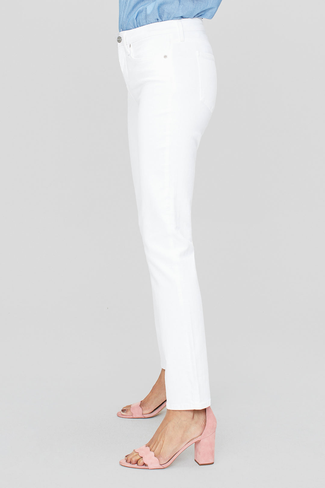 Sheri Slim Jeans White Coloured Denim | Optic White | Pants | NYDJ
