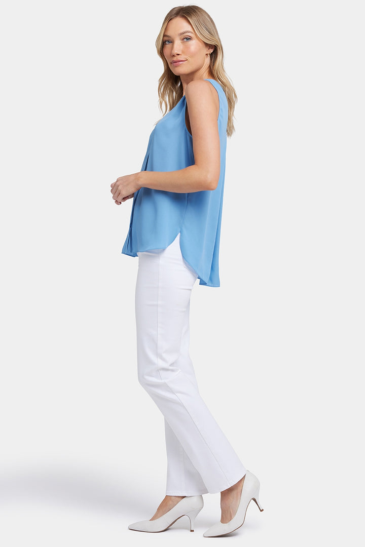 Ärmellose Pintuck-Bluse | Pacific Coast
