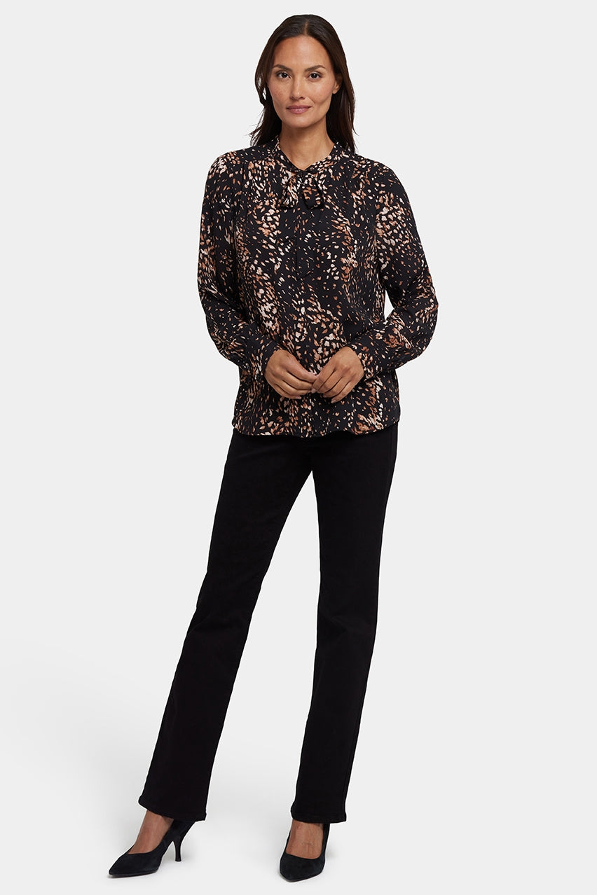 Tie-Neck Blouse | Le Montclair