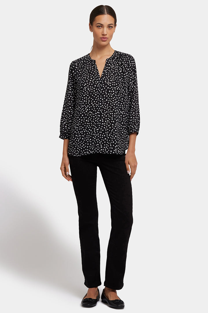 Pintuck Blouse | Francoise Dots