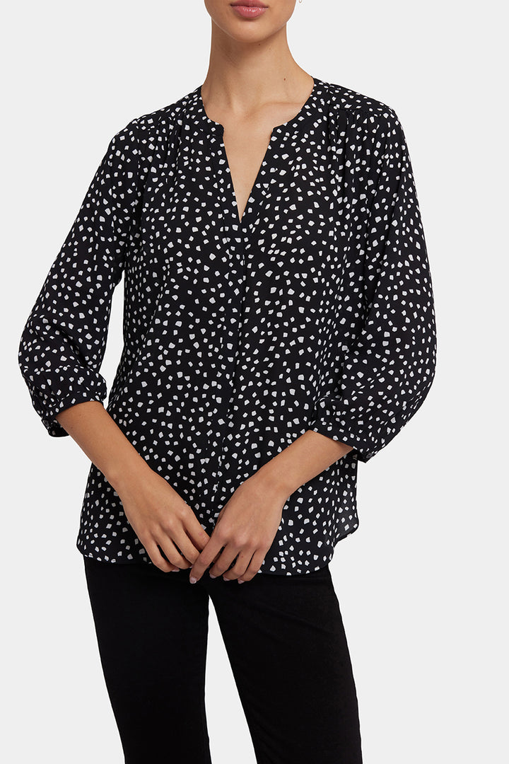Pintuck Blouse | Francoise Dots