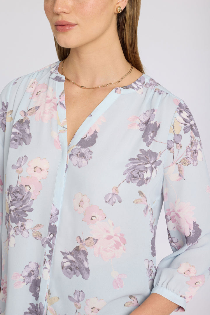 Pintuck Bluse | Graceful Blossom