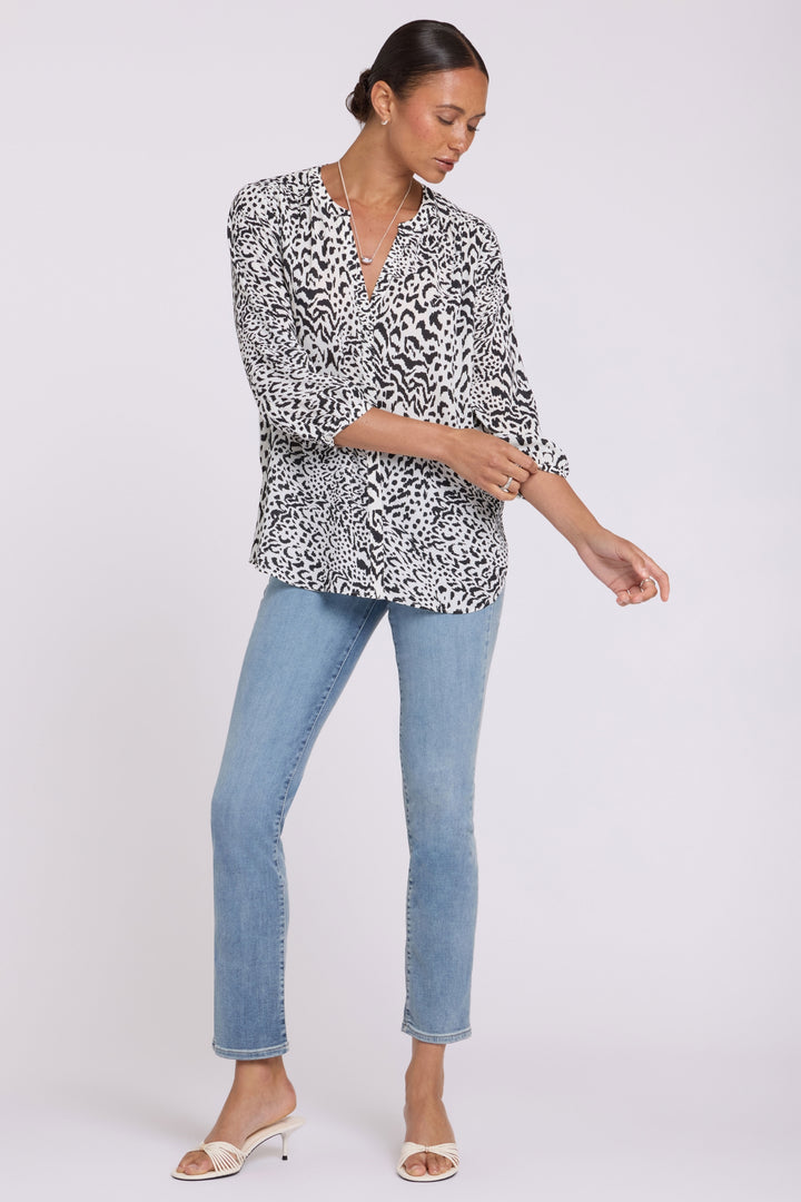 Pintuck Bluse | Caitlyn