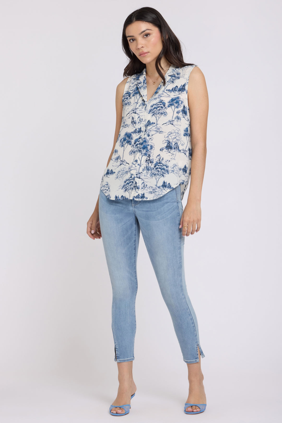 Gabrielle Ärmellose Bluse | Le Parc