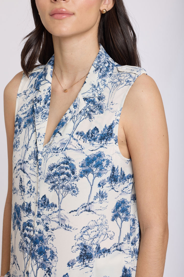 Gabrielle Ärmellose Bluse | Le Parc