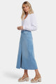 High Rise Long Skirt With Center Front Slit | Canary Beach | Skirt | NYDJ