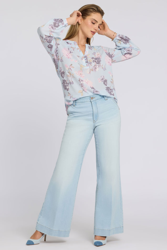 Mia Palazzo Jeans With High Rise | Sky Valley | Denim | NYDJ
