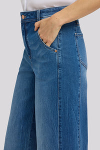 Gracie Wide Leg Jeans With Super High Rise | Wild River | Denim | NYDJ