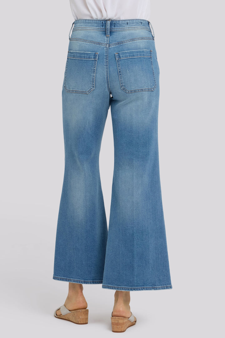 Mia Palazzo Ankle Jeans With High Rise | Port Sea | Denim | NYDJ
