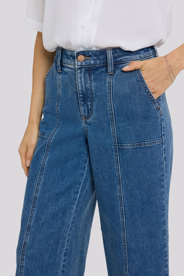 Simone Wide Leg Jeans With High Rise | Salton | Denim | NYDJ
