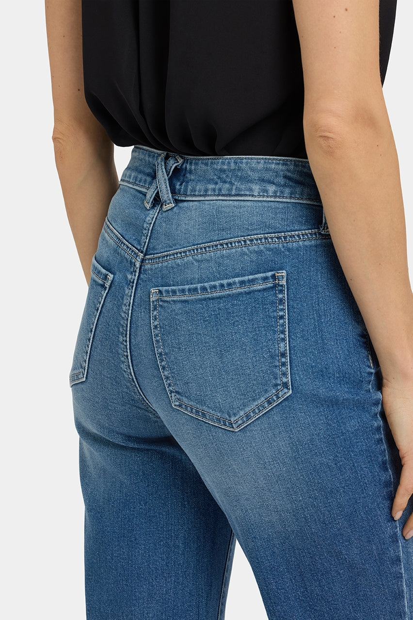 Bailey Relaxed Straight Ankle Jeans With High Rise | Sun Soak | Denim | NYDJ