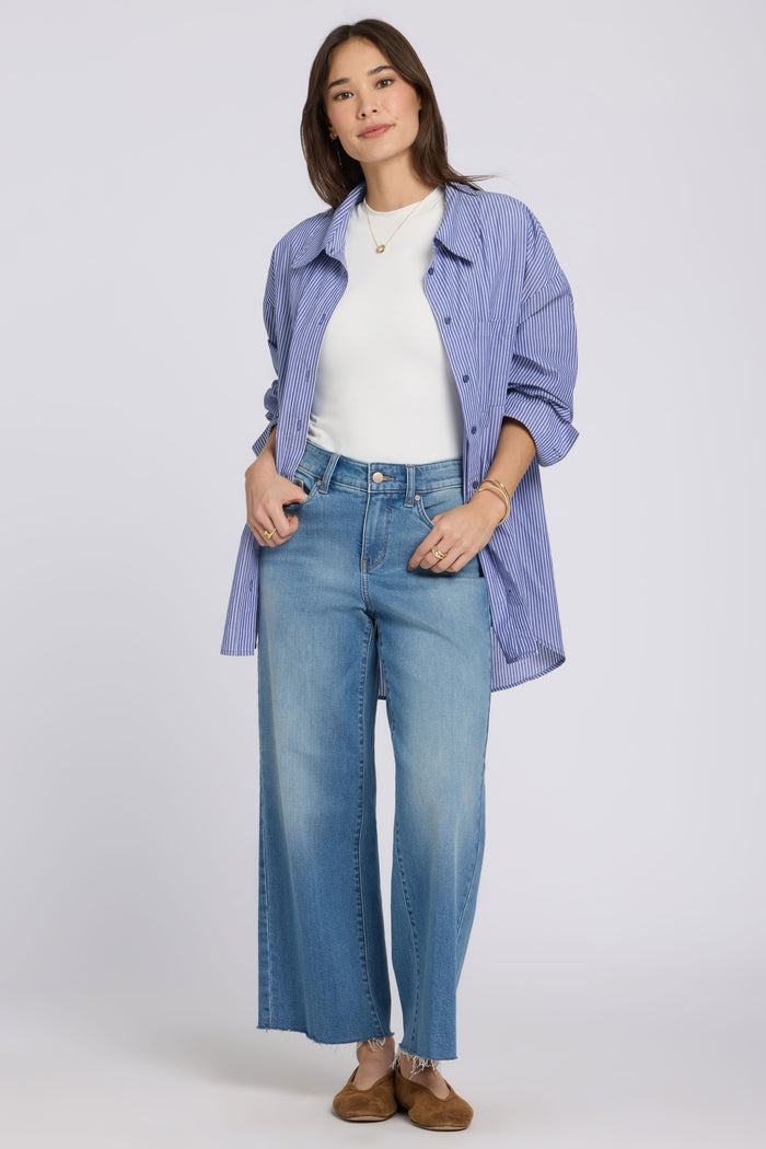 Teresa Wide Leg Ankle Jeans | Port Sea