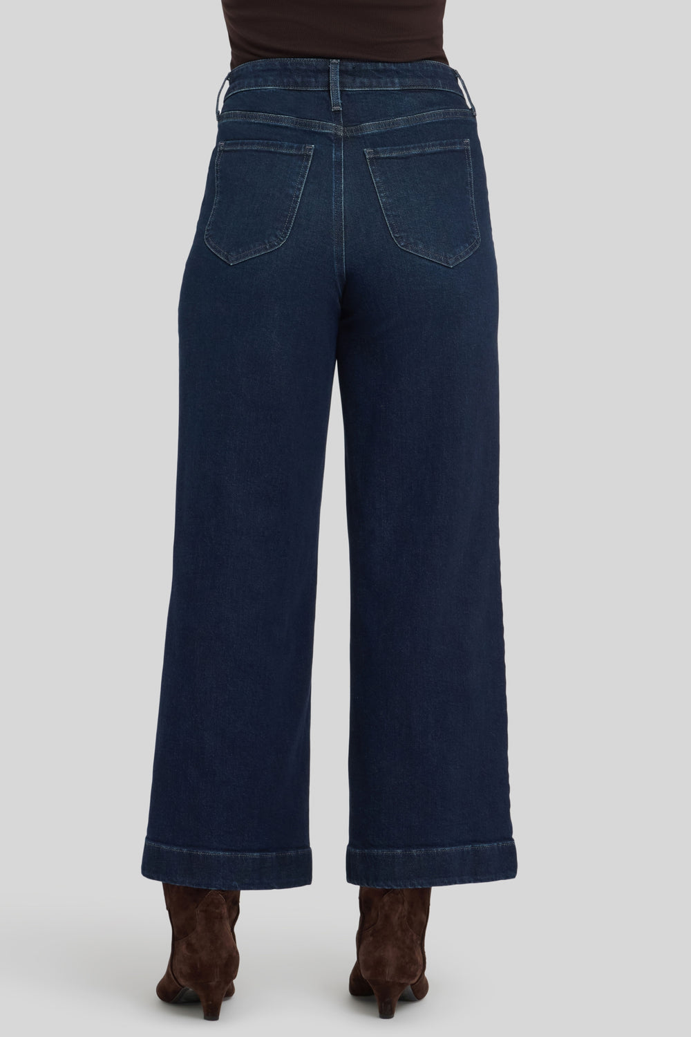 Teresa Wide Leg Ankle | Blacken Blue | Denim | NYDJ