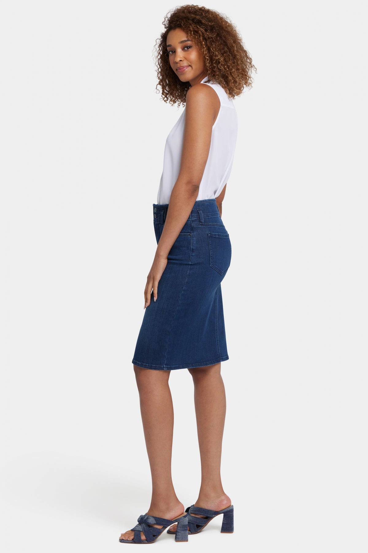 High Waist Skirt | Ibiza Blues | Skirt | NYDJ