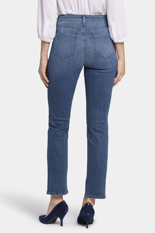 High Rise Sheri Slim Medium Blue Premium Denim | Landslide | Pants | NYDJ