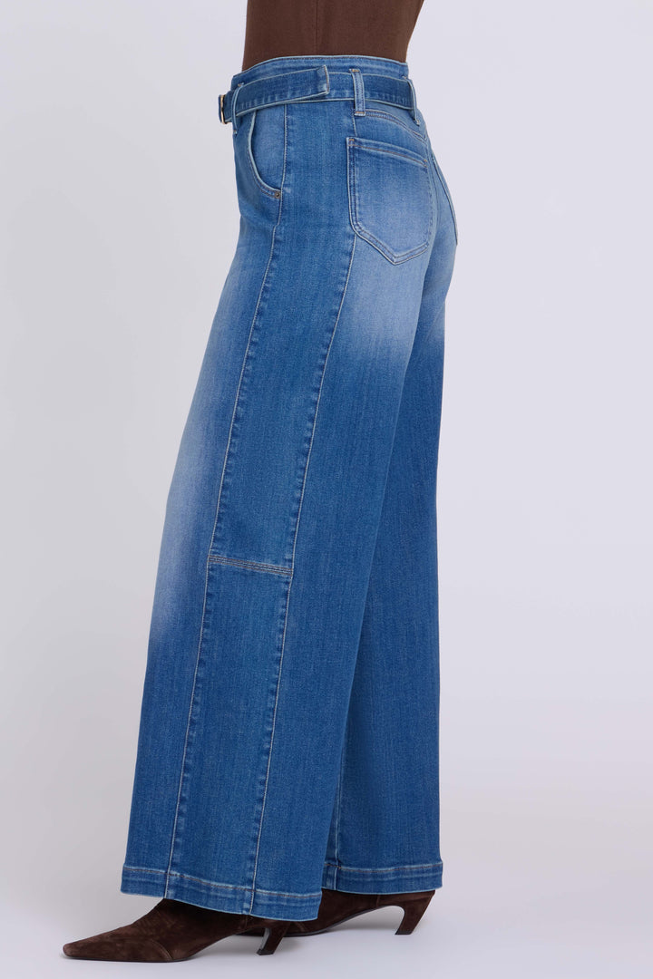 Gracie Wide Leg Jeans mit High Waist | Agave