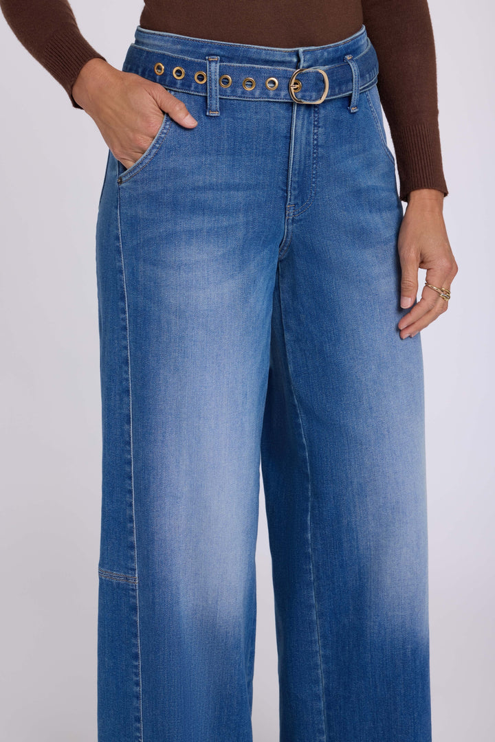 Gracie Wide Leg Jeans mit High Waist | Agave