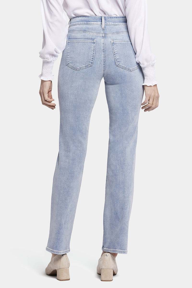 Ellison High Rise Straight Light Blue Premium Denim | Haley | Pants | NYDJ