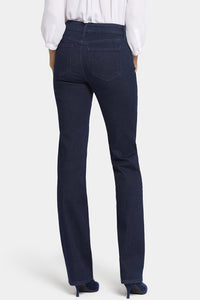 Marilyn Straight Jeans Dark Blue Premium Denim | Rinse | Pants | NYDJ