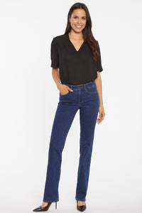 Marilyn Straight Jeans Medium Blue Premium Denim | Quinn | Pants | NYDJ