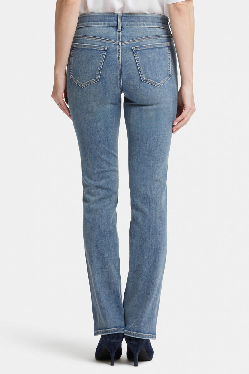 Marilyn Straight Jeans Medium Blue Waist-Match™ Denim | Indigo Stream | Pants | NYDJ