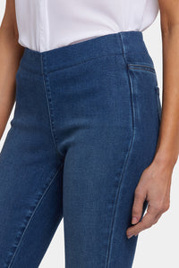 Ami Skinny Ankle Pull-On Jeans In Soft-Contour Denim™ With Side Slits | Rio Rapids | Pants | NYDJ