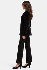 Tuxedo Jacket Velveteen Black | Black | Blazer | NYDJ