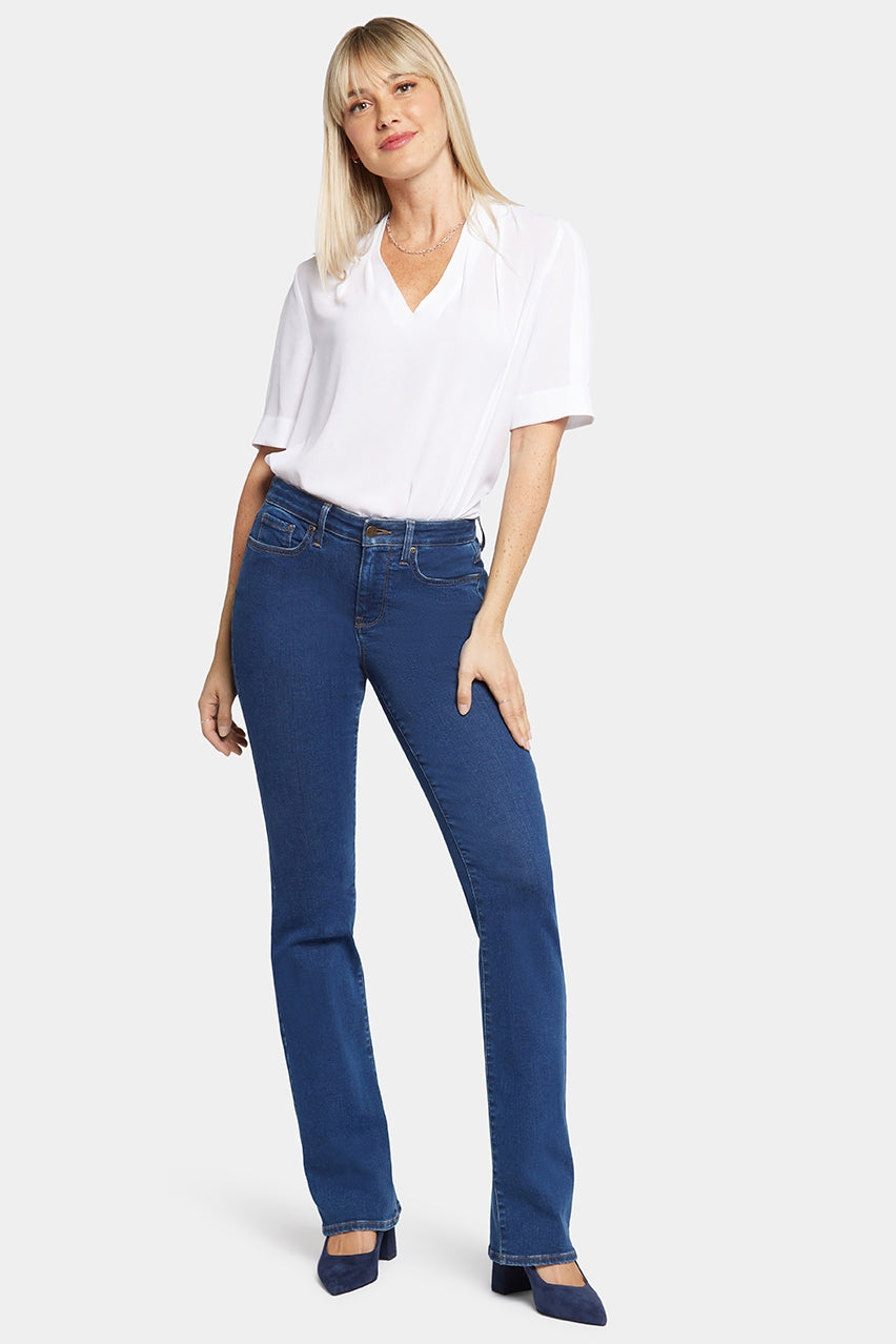 Barbara Bootcut Jeans Medium Blue Premium Denim (Petite) | Quinn | Denim | NYDJ