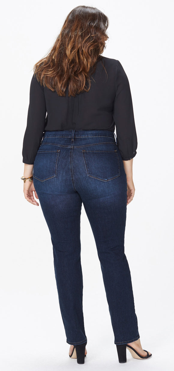 Marilyn Straight Jeans Medium Blue Premium Denim (Plus) | Quinn | Denim | NYDJ