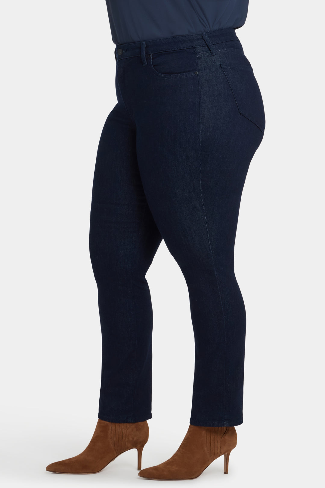 Sheri Slim Jeans Dark Blue Premium Denim (Plus) | Rinse | Denim | NYDJ