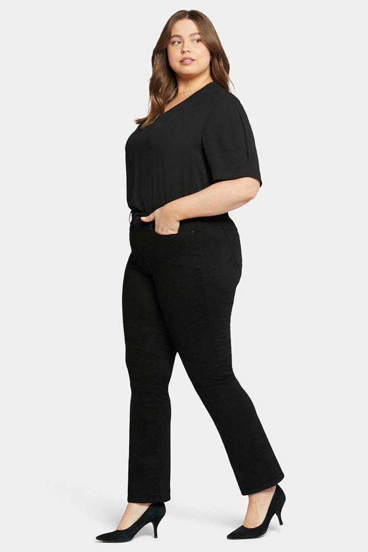 Barbara Bootcut Black Premium Denim (Plus) | Black | Denim | NYDJ