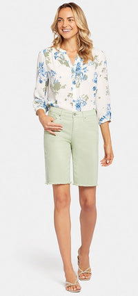Boyfriend Short Mint Green Premium Denim | Beginning | Shorts | NYDJ