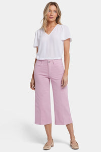 Brigitte Wide Leg Capri Jeans With High Rise | Pink Nectar | Pants | NYDJ