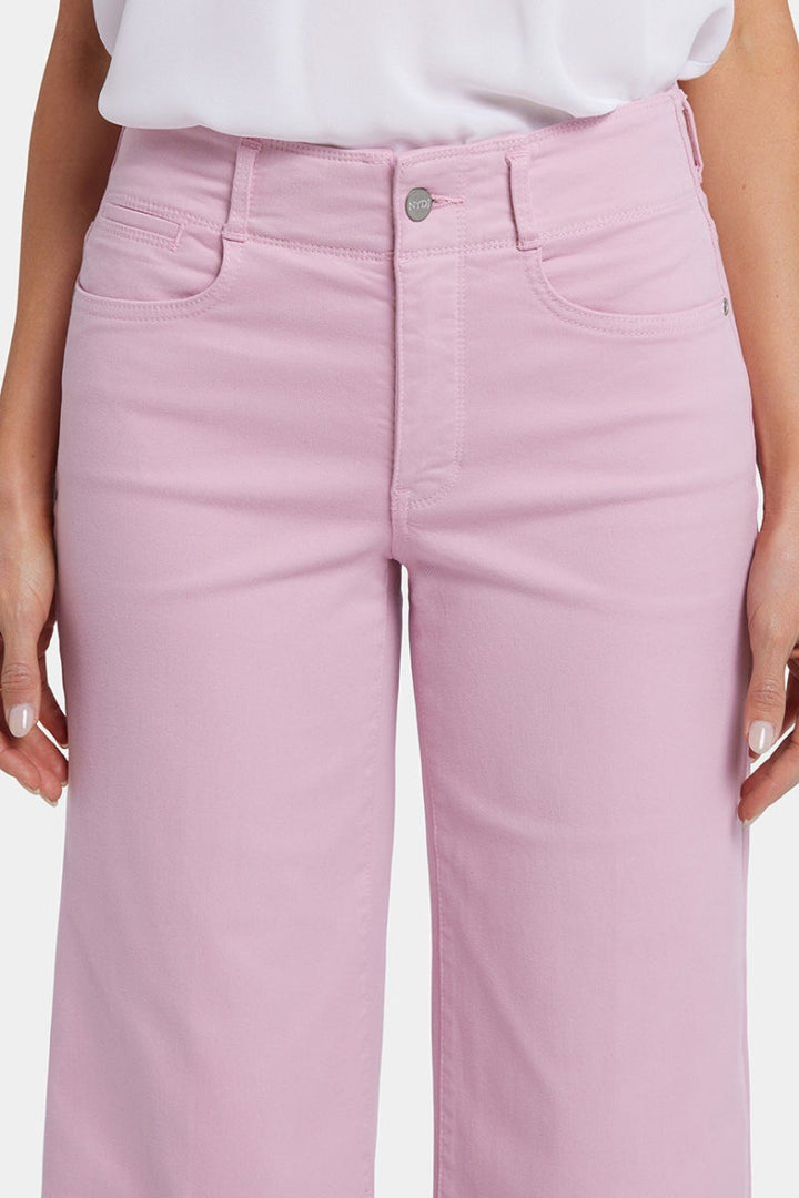 Brigitte Wide Leg Capri Jeans With High Rise | Pink Nectar | Pants | NYDJ