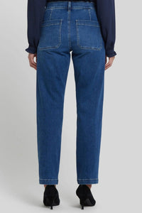 Brooke Loose Straight Jeans | Opera Blue | Denim | NYDJ