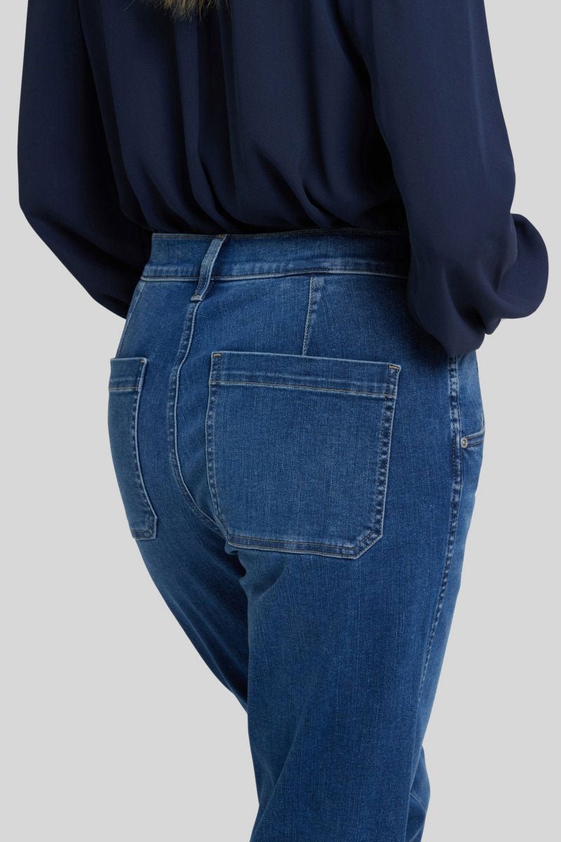 Brooke Loose Straight Jeans | Opera Blue | Denim | NYDJ