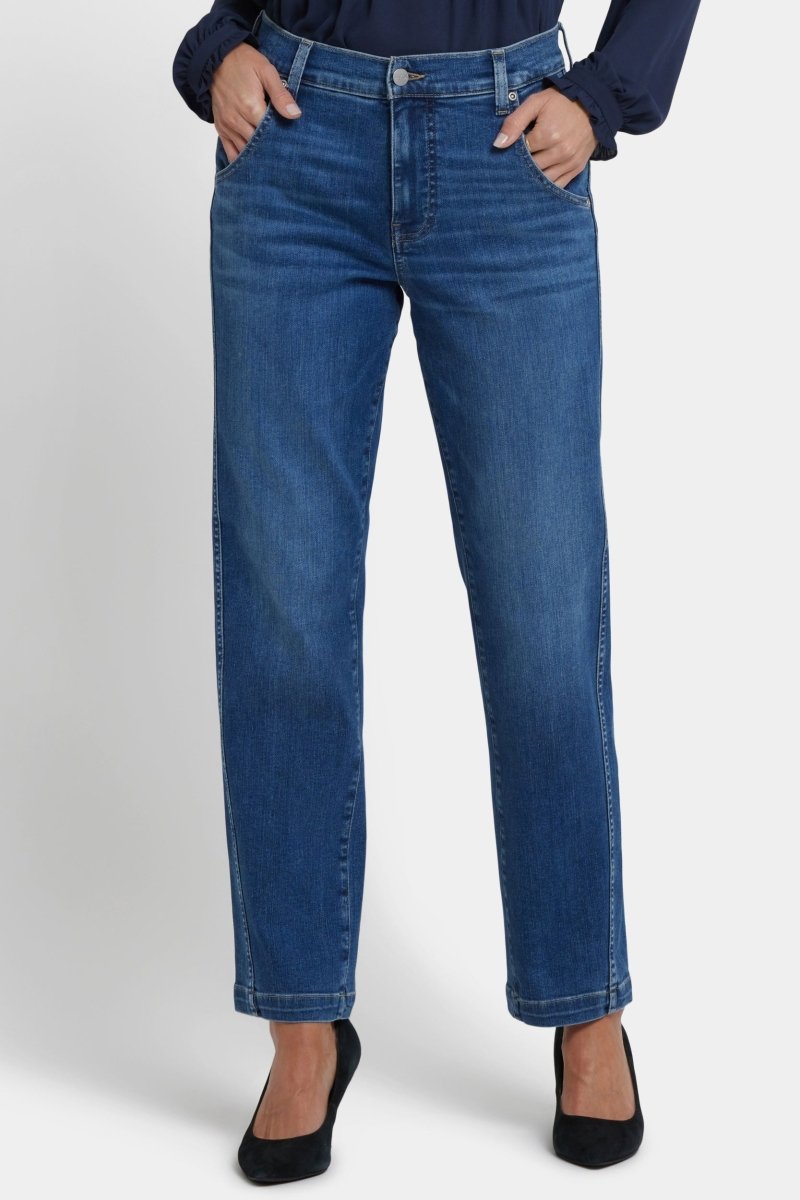 Brooke Loose Straight Jeans | Opera Blue | Denim | NYDJ
