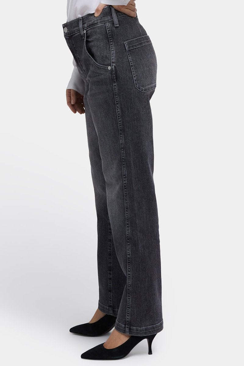 Brooke Loose Straight Jeans | Vintage Noir | Denim | NYDJ