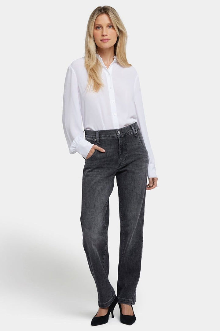 Brooke Loose Straight Jeans | Vintage Noir | Denim | NYDJ