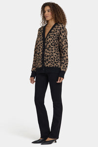 Cheetah Cardigan | Black Combo | Cardigan | NYDJ