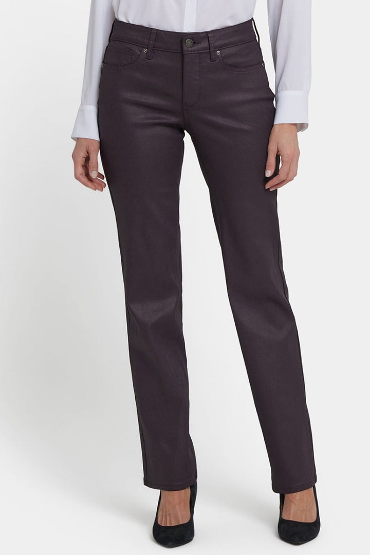 Coated Marilyn Straight Jeans | Fig Coated | Pants | NYDJ