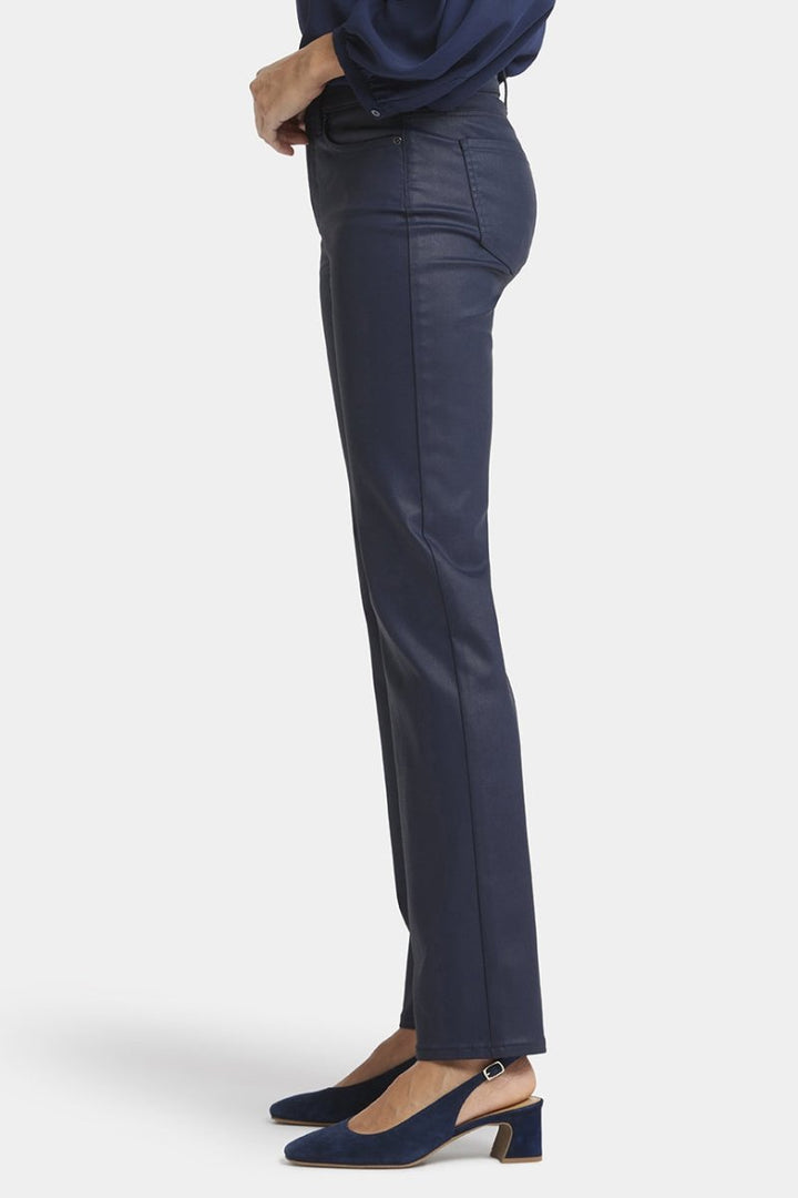 Coated Marilyn Straight Jeans | Starless Sky Coated | Pants | NYDJ