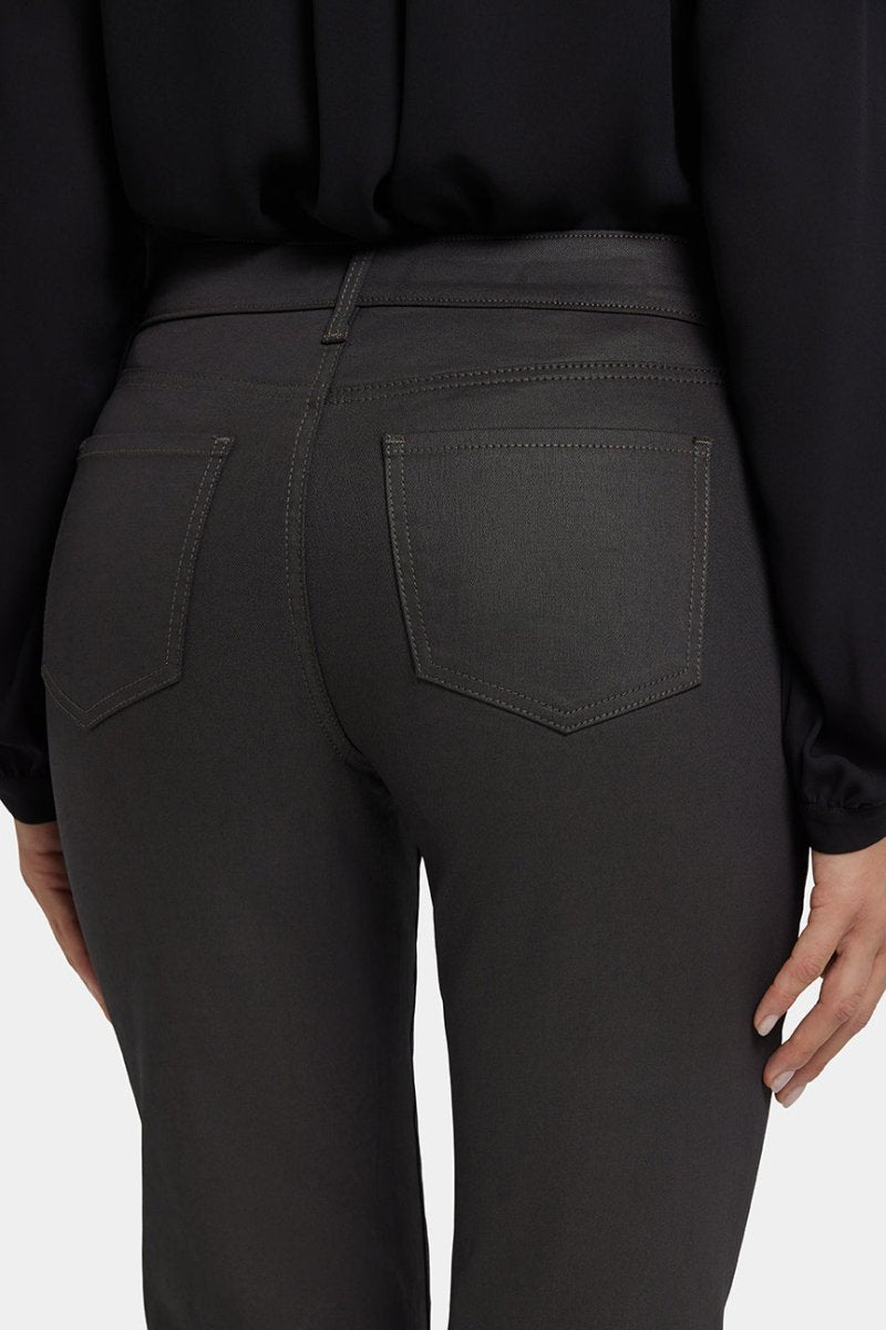 Coated Marilyn Straight Jeans | Vintage Barnwood Coated | Pants | NYDJ