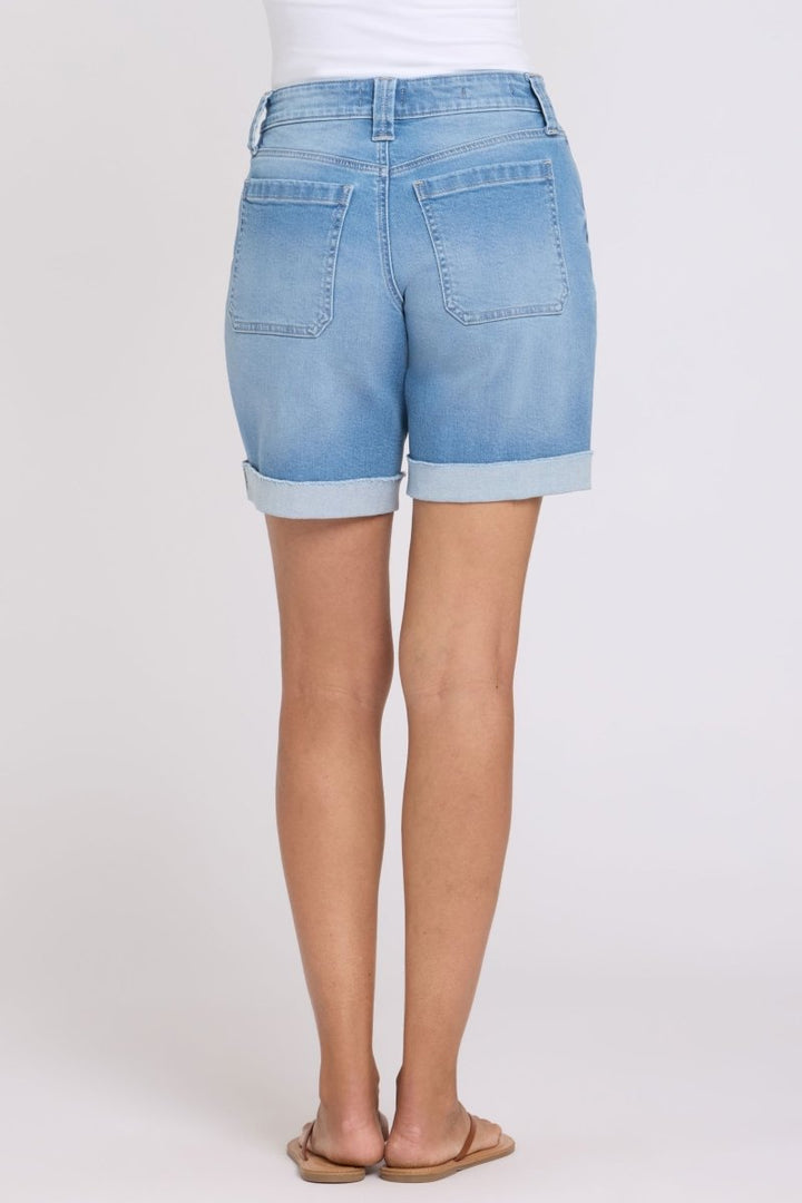 Diana Relaxed Denim Shorts | Distressed Vista Lakes - NYDJ