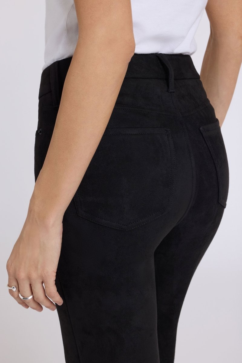 Faux Suede Brooklyn Bootcut Pants Sculpt-Her™ Collection | Black - NYDJ