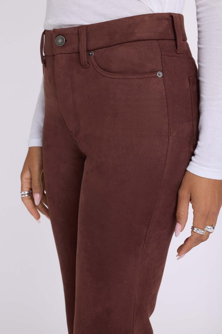 Faux Suede Brooklyn Bootcut Pants Sculpt-Her™ Collection | Chocolate Fondant - NYDJ