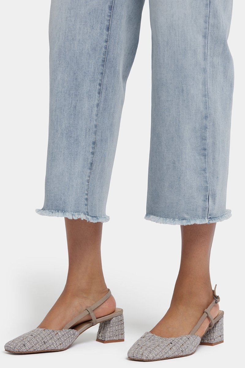 HR Coco Relaxed Wide Leg Crop | Santiago sea | Pants | NYDJ