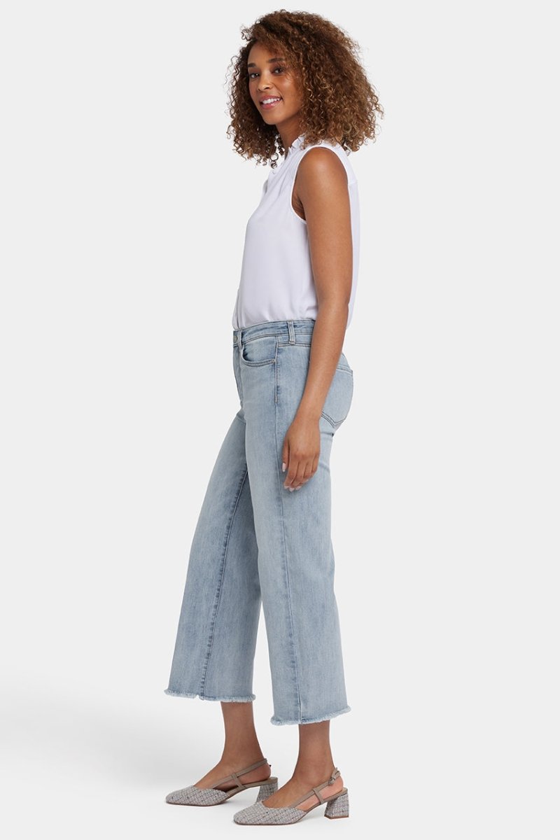 HR Coco Relaxed Wide Leg Crop | Santiago sea | Pants | NYDJ